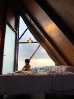 villa tibraにあるベッド