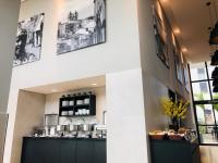 Astron Suítes Mondial Salvador by Nobileにあるキッチンまたは簡易キッチン