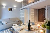 Posedenie v ubytovaní Holiday Home BALTIC z antresolą i balkonem przy plaży