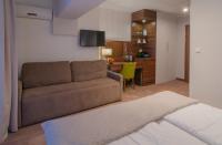 Posedenie v ubytovaní Holiday Home Aparthotel z balkonem przy plaży