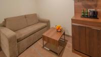 Posedenie v ubytovaní Holiday Home Aparthotel z balkonem przy plaży