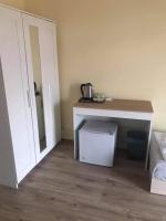 Posteľ alebo postele v izbe v ubytovaní Y Panzió