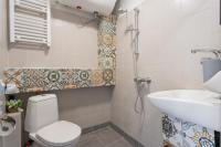 Koupelna v ubytování Tsarevets panoramic apartments Veliko Tarnovo