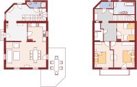 Plán poschodí v ubytovaní Ferienhaus Kleine Gartenvilla