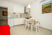 Kuchyň nebo kuchyňský kout v ubytování Apartments Robert
