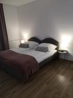 Postel nebo postele na pokoji v ubytování Apartamenty Lawendowy Zakątek 5