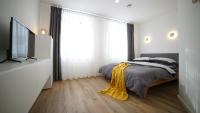 Villa Laas Oberwiesenthalにあるベッド