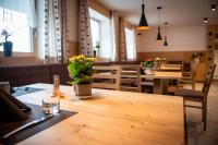 Χώρος καθιστικού στο Hotel Gran Pre