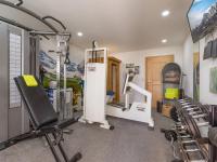 Posilňovňa alebo fitness centrum v ubytovaní Ferienwohnung Bergwelt