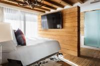 Televízia a/alebo spoločenská miestnosť v ubytovaní El Lodge, Ski & Spa