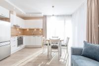 Kuchyň nebo kuchyňský kout v ubytování Resort Apartamenty Klifowa Rewal 41