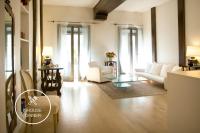 A seating area at Milano Suites