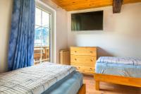 Łóżko lub łóżka w pokoju w obiekcie Ferienwohnung Schirla Stub´m