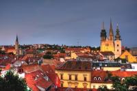 Nespecifikovaný výhled na destinaci Záhřeb nebo výhled na město při pohledu z apartmánu
