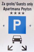 Plán poschodí v ubytovaní Apartmani Peyton