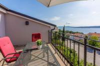 Balkón nebo terasa v ubytování Apartment in Crikvenica 34970