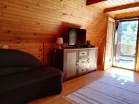 Televízia a/alebo spoločenská miestnosť v ubytovaní Holiday Home Mreznica