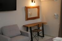 A seating area at Jannos Beach hotel