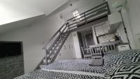 Posteľ alebo postele v izbe v ubytovaní Gyulai-fürdő-apartman II.