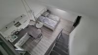Kuchyňa alebo kuchynka v ubytovaní Gyulai-fürdő-apartman II.