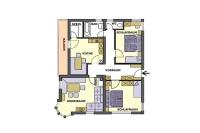 Plan piętra w obiekcie Haus Gaisberger
