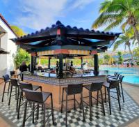 Bazén v ubytování Park Club Europe - All Inclusive Resort nebo v jeho okolí