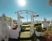 Um jardim em Sunset Destination Hostel