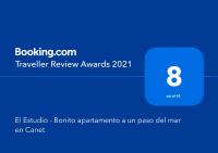 Certifikát, hodnocení, plakát nebo jiný dokument vystavený v ubytování Global Properties, Estudio para parejas con piscina en Canet playa