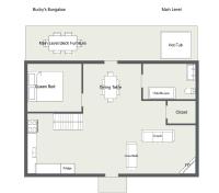 Bucky's Bungalow, Hot Tub, 1089 of FREE Attraction tickets for each paid day, Dollywood and More!の見取り図または間取り図