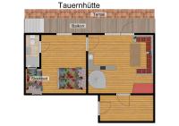 Plan piętra w obiekcie Tauernhütte