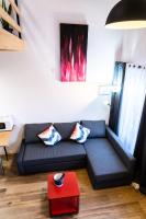 A seating area at Apartamentos Las Secuoyas