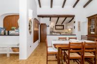 A kitchen or kitchenette at Villa vista Mare Santa Teresa