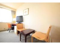 Fujinomiya Green Hotel - Vacation STAY 19036vにあるテレビまたはエンターテインメントセンター