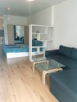 A seating area at Huge Apartment with a parking space in the same building