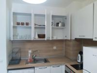 A kitchen or kitchenette at Huge Apartment with a parking space in the same building
