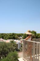 Balkon lub taras w obiekcie Aparthotel Niu d´Aus