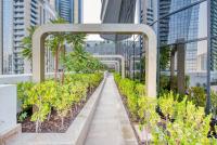 Zahrada ubytování RH- Downtown Delight, spacious 01BR near Dubai Mall & Burj Khalifa, RP Heights