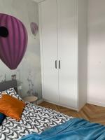 Posteľ alebo postele v izbe v ubytovaní Apartamenty Wola Goleszowska