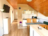 Kuchyňa alebo kuchynka v ubytovaní Balatonföldvár Centrum Apartmanok