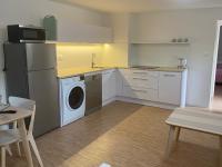 Kuchyň nebo kuchyňský kout v ubytování Red Travel Apartment