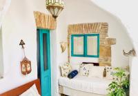 Posteľ alebo postele v izbe v ubytovaní CASA DEL PATIO ÁRABE Casas Vejer Debra
