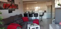 Kuchyň nebo kuchyňský kout v ubytování BELLA CASA - Helle Wohnung in Strandnähe