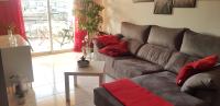 Posezení v ubytování BELLA CASA - Helle Wohnung in Strandnähe