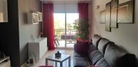 Posezení v ubytování BELLA CASA - Helle Wohnung in Strandnähe