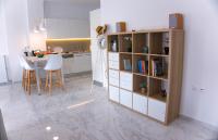 Kuchyň nebo kuchyňský kout v ubytování New Big Modern City Center Apartment