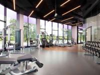Posilňovňa alebo fitness centrum v ubytovaní Mercure Warszawa Ursus Station