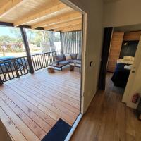 Balkón alebo terasa v ubytovaní BIOGRAD MOBILE HOME OASIS