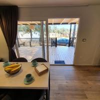 Balkón alebo terasa v ubytovaní BIOGRAD MOBILE HOME OASIS