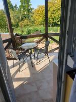 Balkon lub taras w obiekcie Anda vendégház