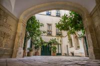 The facade or entrance of Palazzo Bernardini Suites